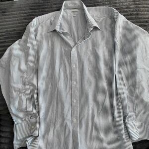 Men's Striped Button Down Shirt